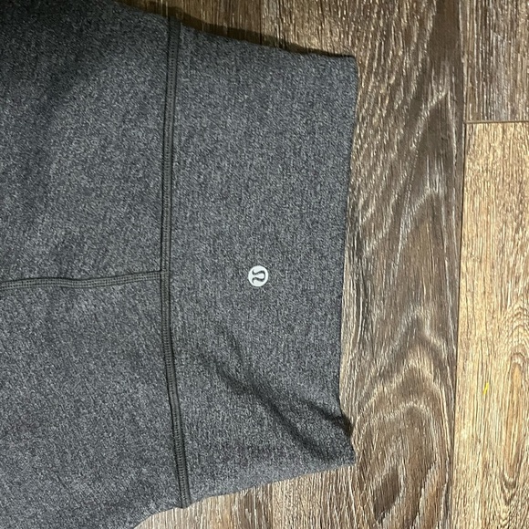 Lululemon Wunder Under Leggings Special Edition Tech Mesh Heather Gray Sz 4 - Picture 7 of 9
